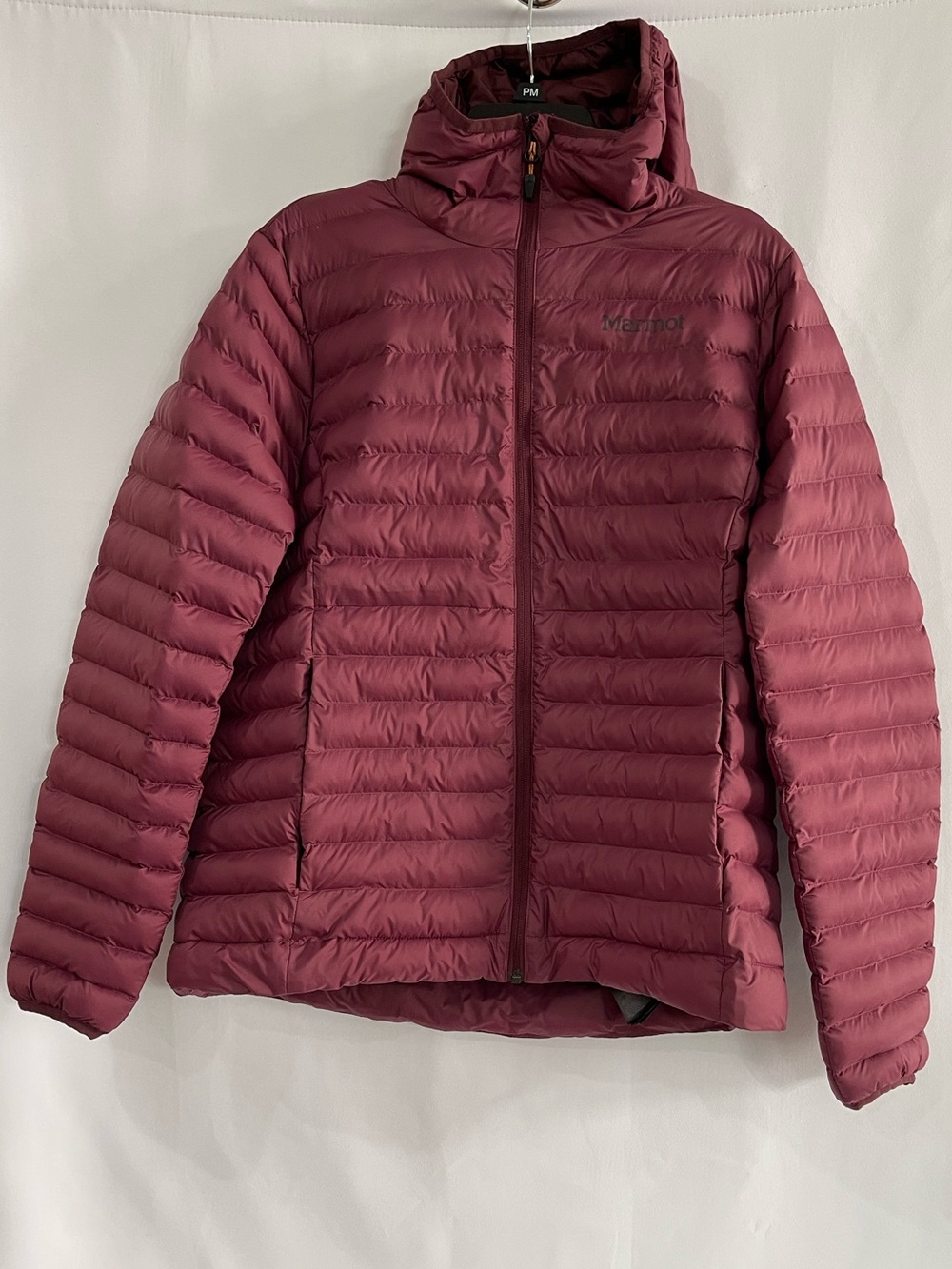 Marmot Women's Echo Featherless Hoody Puffer Jacket Mulberry Red Pink Size XL